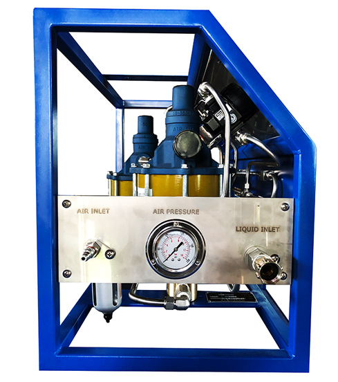 high and low pressure test pump