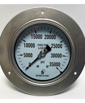 35000 psi pressure gauge