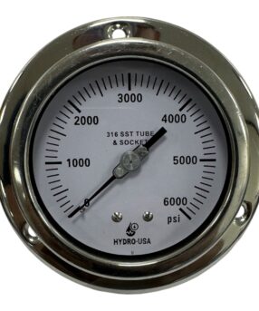 6000 psi pressure gauge