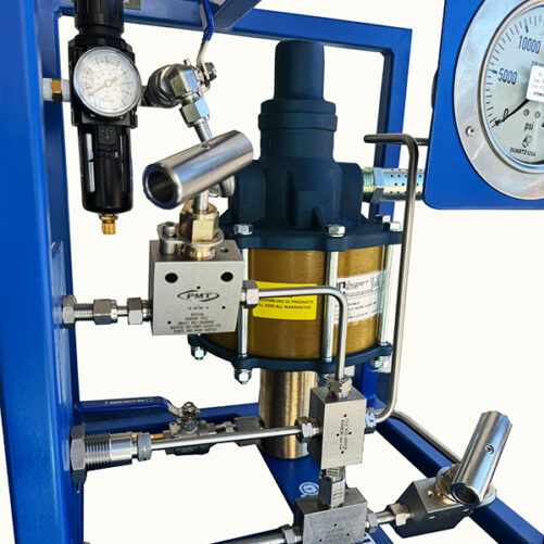 Hydros pressure test pump