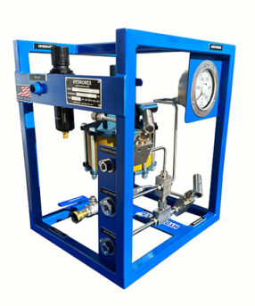 Hydrostatic pressure test equipment