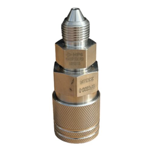 SPC600-0-HP6 Quick Disconnect Coupler with Check Valve 38 HP Male 30000 Psi PushPull Spir Star