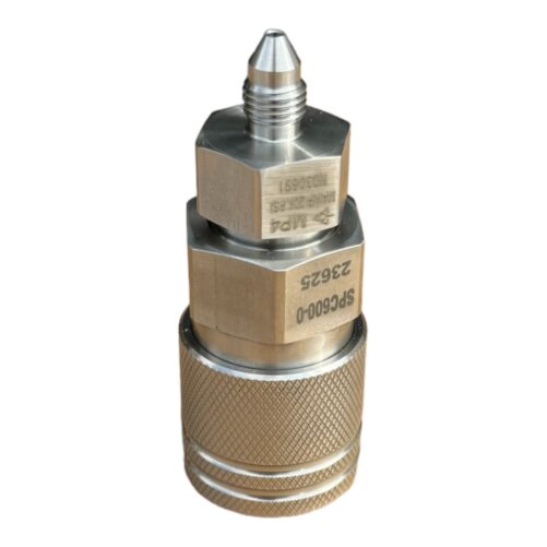 SPC600-0-MP4 Quick Disconnect Coupler with Check Valve 14 Male 20000 Psi PushPull Spir Sta