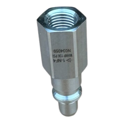 SPC600-1-NF4 Quick Disconnect Nipple 14 NPT Female 15000 Psi PushPull Spir Star