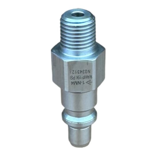 SPC600-1-NM4 Quick Disconnect Nipple 14 NPT Male 15000 Psi PushPull Spir Star