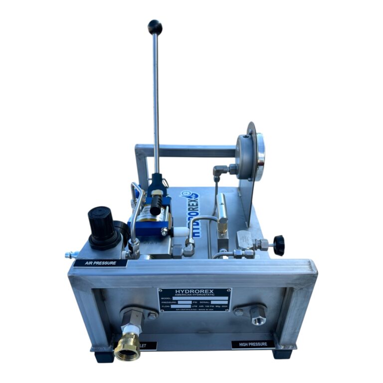 hydrostatic pressure test hand pump