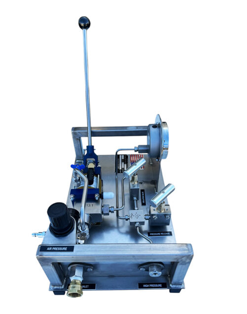 stainless steel pressure test hand pump