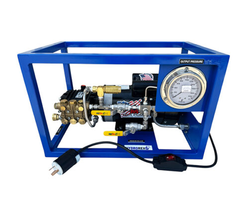 electric motor pump for pressure test 2000 psi 240V