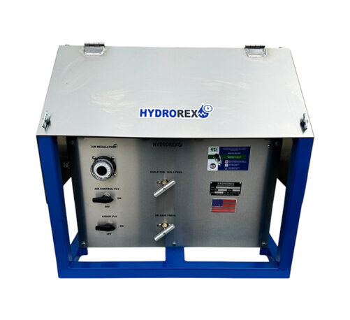 pressure test pump with digital pressure test recorder