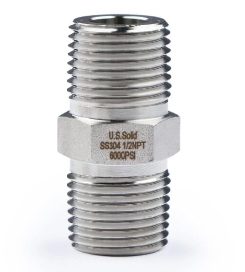 CLOSE HEX NIPPLE MALE NPT