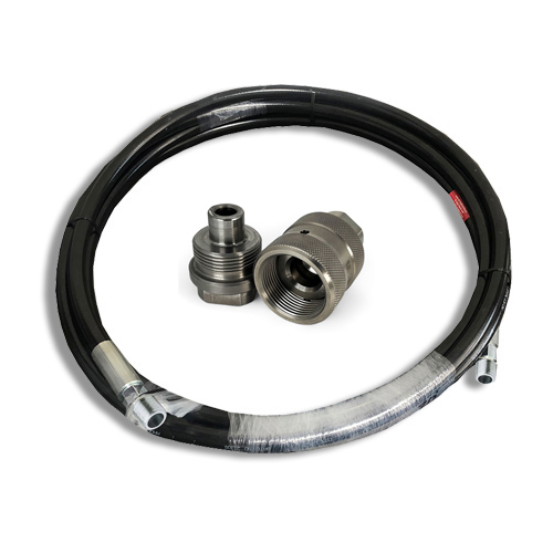 hydrostatic pressure test hose with quick connectors