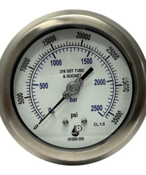 35000 psi pressure gauge